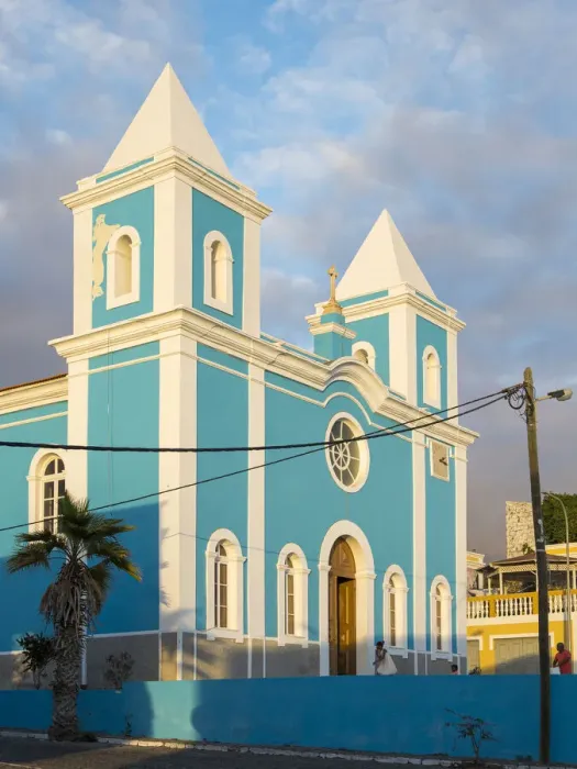 Framed Print : Igreja Nossa Senhora da Conceicao. Sao Filipe, the capital of the island Framed Print : Igreja Nossa Senhora da Conceicao. Sao Filipe, the capital of the island