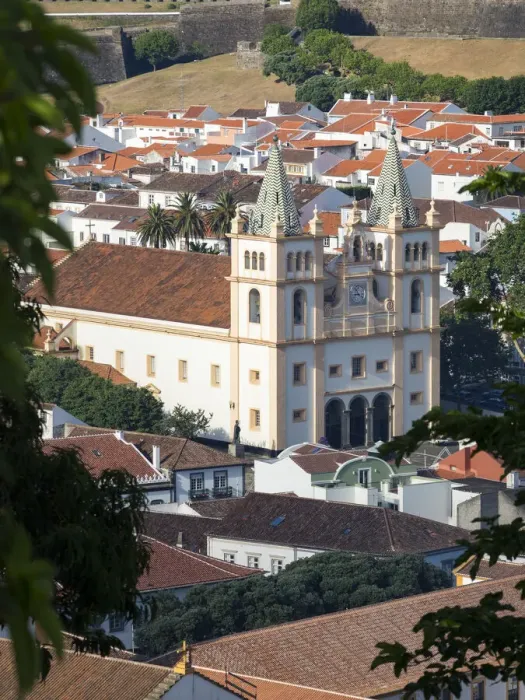 Framed Print : Igreja do Santissimo Salvador da Se. Capital Angra do Heroismo historic center Framed Print : Igreja do Santissimo Salvador da Se. Capital Angra do Heroismo historic center