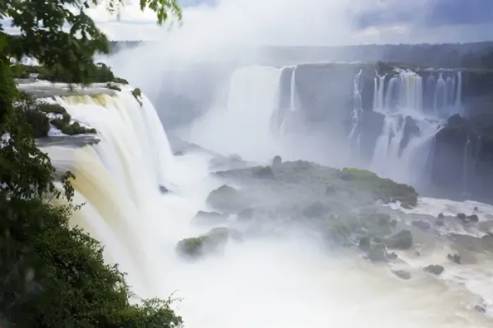 Framed Print : Iguacu (Iguazu) Falls, Cataratta Foz do Iguacu, Parana, Iguazu National Park, Brazil