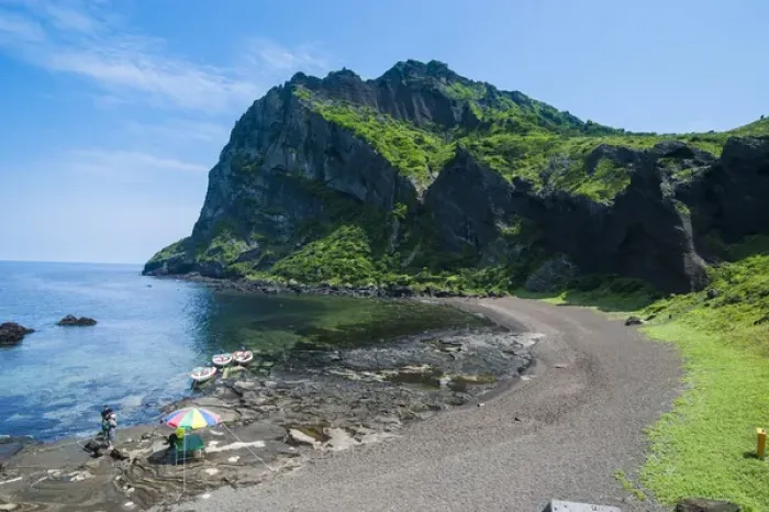 Framed Print : Ilchulbong tuff cone, Sunrise Peak, Unesco world heritage sight the island of Jejudo Framed Print : Ilchulbong tuff cone, Sunrise Peak, Unesco world heritage sight the island of Jejudo