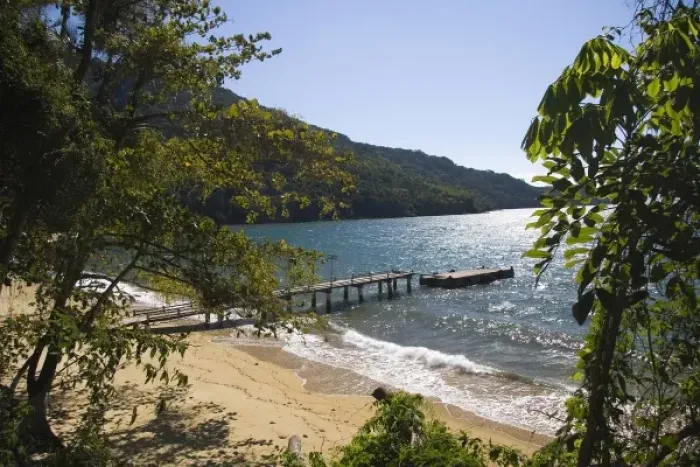 Framed Print : Ilha Grande, Brazil. This island has been a major destination for pirates, slave trades