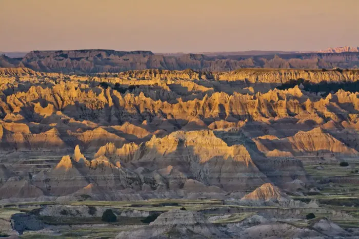 Framed Print : illuminated buttes, sunrise, Pinnacles Viewpoint, Badlands National Park, South Dakota Framed Print : illuminated buttes, sunrise, Pinnacles Viewpoint, Badlands National Park, South Dakota