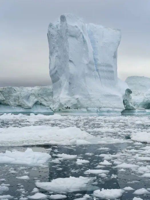 Framed Print : Ilulissat Icefjord at Disko Bay, Greenland, Danish Territory