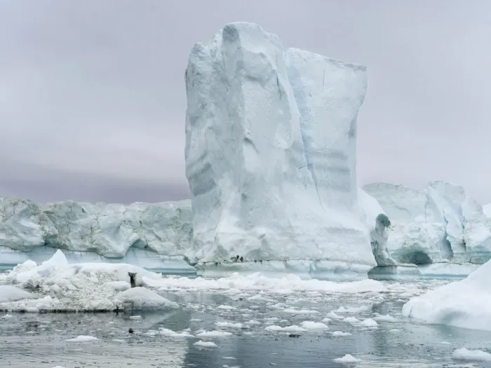 Framed Print : Ilulissat Icefjord at Disko Bay, Greenland, Danish Territory