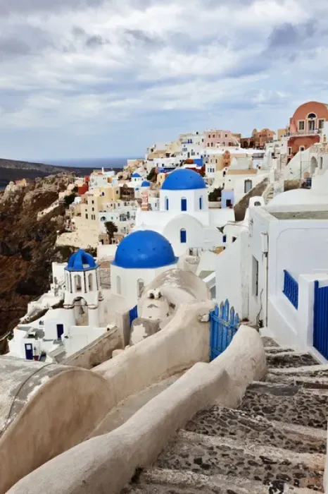 Framed Print : Imerovigli; Santorini; Greece