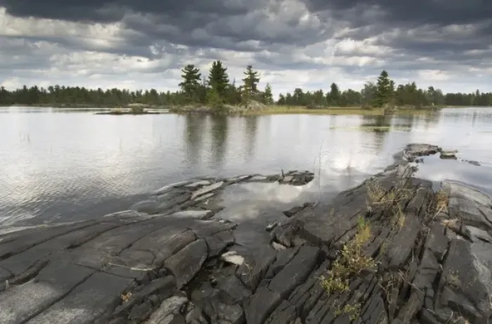 Framed Print : Impending clouds seen from Alder Creek campsite, Rainy Lake, Voyageurs National Park Framed Print : Impending clouds seen from Alder Creek campsite, Rainy Lake, Voyageurs National Park
