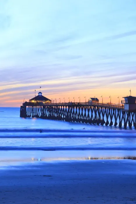 Framed Print : Imperial Beach Pier at Twilight, San Diego, Southern CA, USA Framed Print : Imperial Beach Pier at Twilight, San Diego, Southern CA, USA