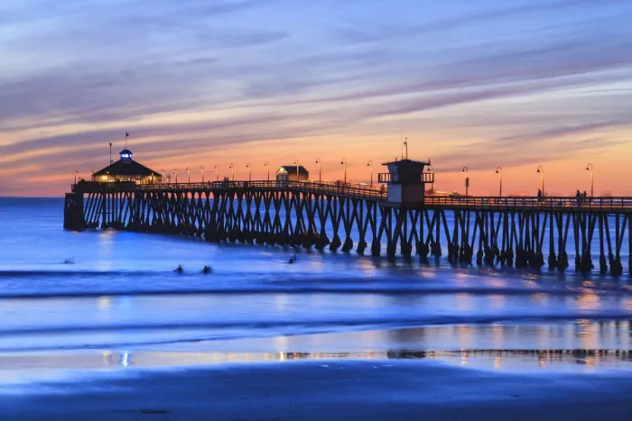 Framed Print : Imperial Beach Pier at Twilight, San Diego, Southern CA, USA Framed Print : Imperial Beach Pier at Twilight, San Diego, Southern CA, USA