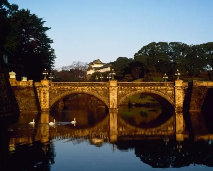 Framed Print : Imperial Palace, Nijubashi Bridge, Tokyo, Japan