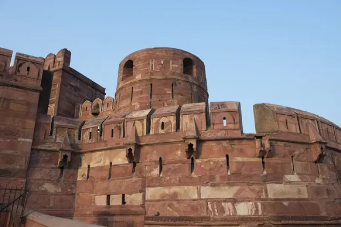 Framed Print : India, Agra. The Red Fort of Agra. This sandstone fortress was once the seat of Mughal Framed Print : India, Agra. The Red Fort of Agra. This sandstone fortress was once the seat of Mughal