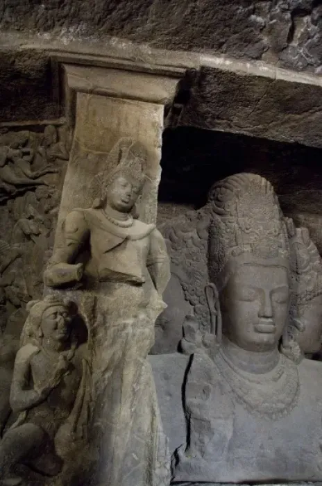 Framed Print : India, Mumbai (aka Bombay). Gharapuri Island, Mount Kailash, 7th century Elephanta Caves Framed Print : India, Mumbai (aka Bombay). Gharapuri Island, Mount Kailash, 7th century Elephanta Caves