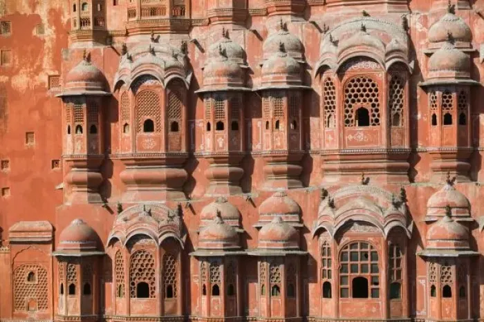 Framed Print : INDIA, Rajasthan, Jaipur: Hawa Mahal (Palace of the Winds) Exterior (b. 1799) Framed Print : INDIA, Rajasthan, Jaipur: Hawa Mahal (Palace of the Winds) Exterior (b. 1799)
