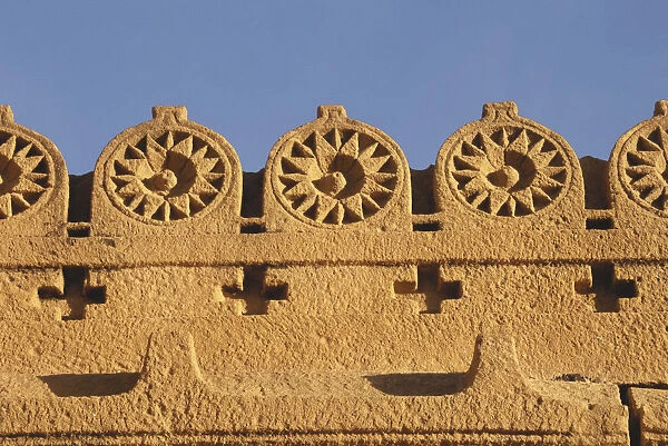 India, Rajasthan, Jaisalmer, Bada Bagh, View of royal cenotaphs