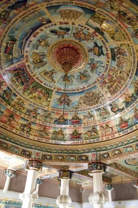 Framed Print : India, state of Maharashtra, Mumbai (aka Bombay). Downtown Jain Temple. Ornate ceiling Framed Print : India, state of Maharashtra, Mumbai (aka Bombay). Downtown Jain Temple. Ornate ceiling