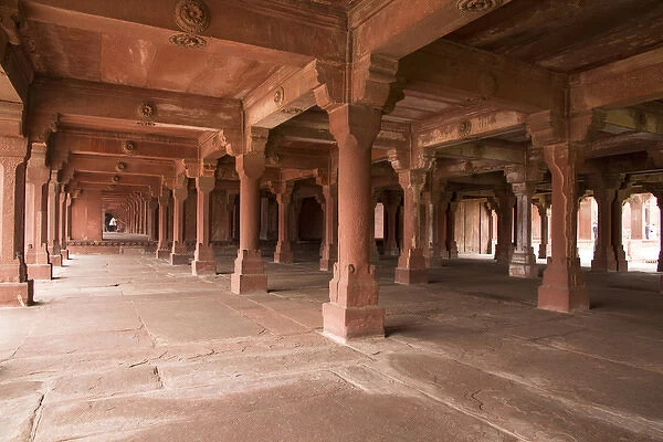 India, Utter Pradesh. Agra Fort (Red Fort) is a UNESCO World Heritage site. It is about 2