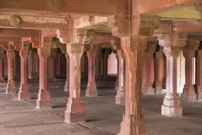 Framed Print : India, Utter Pradesh. Agra Fort (Red Fort) is a UNESCO World Heritage site. It is about 2
