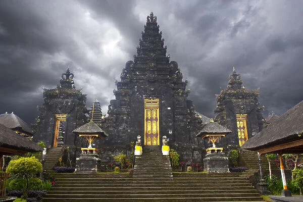 Indonesia, Bali. Front of Besakih Temple