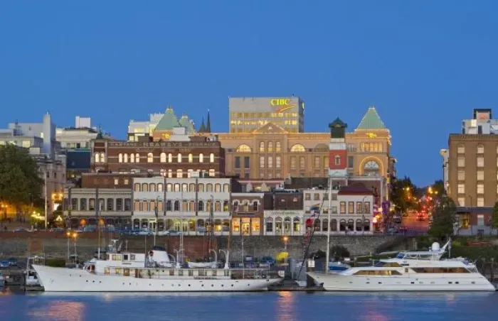 Framed Print : The inner harbour at Victoria British Columbia