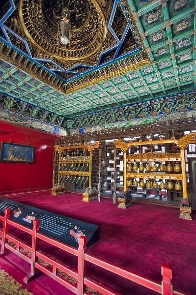 Interior of building in Forbidden City; Beijing; China, Asia