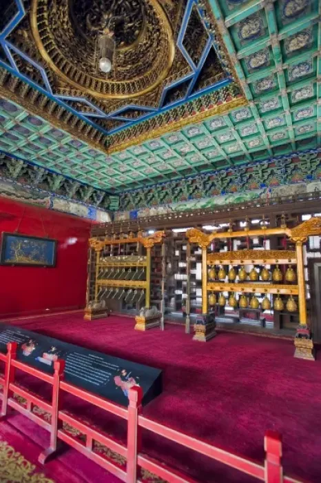 Framed Print : Interior of building in Forbidden City; Beijing; China, Asia Framed Print : Interior of building in Forbidden City; Beijing; China, Asia