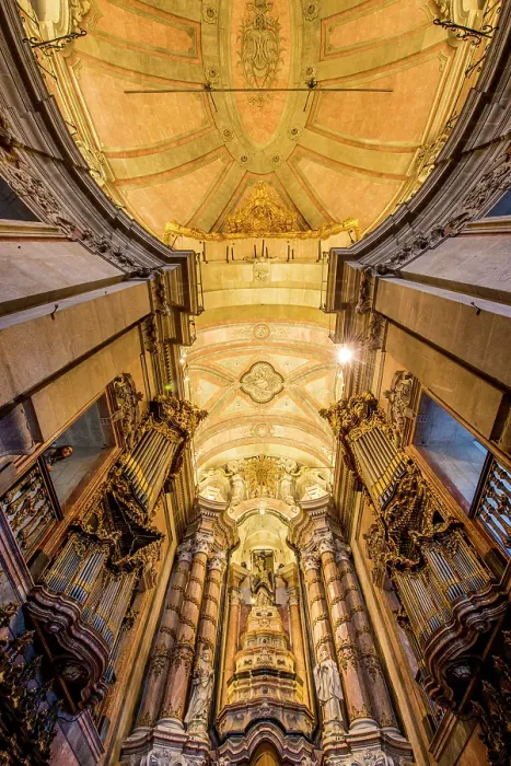 Framed Print : Interior of Church of the Clergymen (Igreja dos Clerigos), Porto, Portugal. (Editorial Use Only) Framed Print : Interior of Church of the Clergymen (Igreja dos Clerigos), Porto, Portugal. (Editorial Use Only)