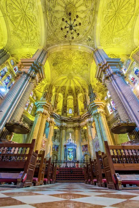 Framed Print : Interior of Santa Iglesia Catedral Basilica de la Encarnacion (Malaga Cathedral), Malaga, Spain. (Editorial Use Only) Framed Print : Interior of Santa Iglesia Catedral Basilica de la Encarnacion (Malaga Cathedral), Malaga, Spain. (Editorial Use Only)