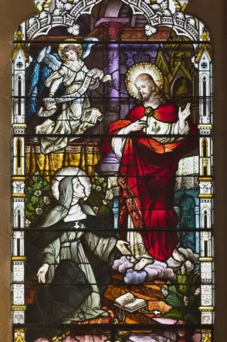 Framed Print : Interior view of St. Joseph Catholic Church, Macon, Georgia