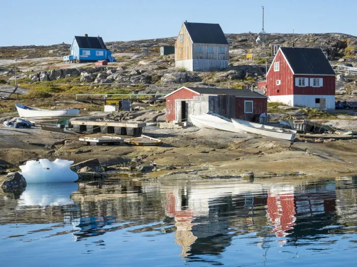Framed Print : Inuit village Oqaatsut (once called Rodebay) located in Disko Bay. Greenland, Denmark Framed Print : Inuit village Oqaatsut (once called Rodebay) located in Disko Bay. Greenland, Denmark