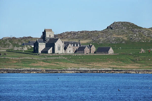 Iona Abbey, Iona, just off Isle of Mull, Scotland, United Kingdom
