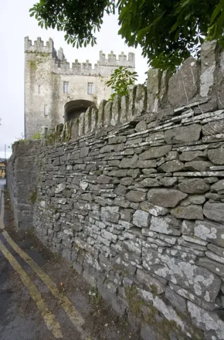 Framed Print : Ireland, County Clare, Ireland, castle, medieval, historic, stone wall Framed Print : Ireland, County Clare, Ireland, castle, medieval, historic, stone wall