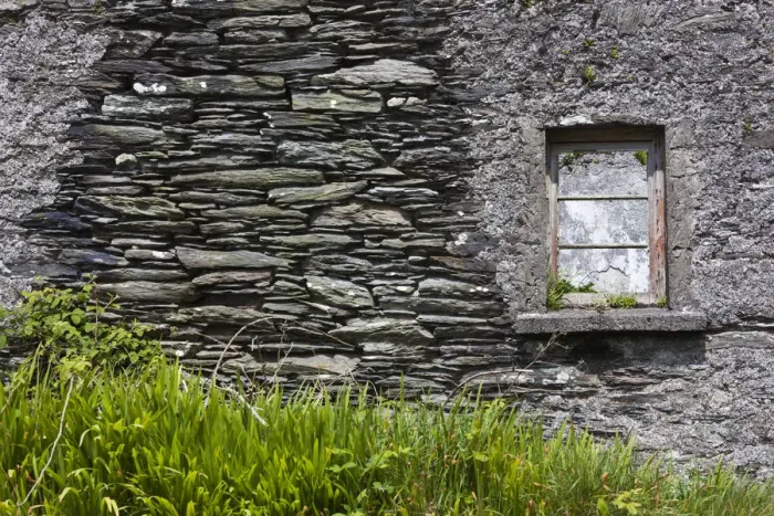Framed Print : Ireland, County Cork, Beara Peninsula, Ring of Beara, Garinish, traditional stone Framed Print : Ireland, County Cork, Beara Peninsula, Ring of Beara, Garinish, traditional stone