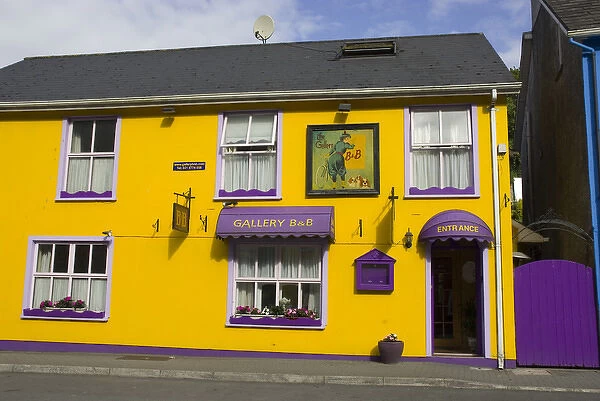 IRELAND, County Cork, Kinsale. Colorful B&B