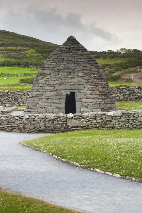 Framed Print : Ireland, County Kerry, Dingle Peninsula, Ballyferriter, Gallarus Observatory, early Framed Print : Ireland, County Kerry, Dingle Peninsula, Ballyferriter, Gallarus Observatory, early
