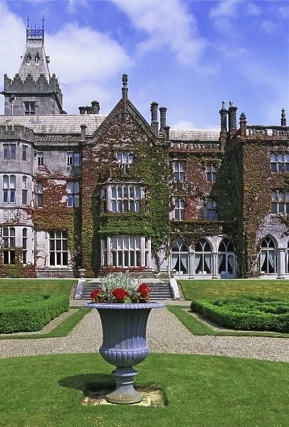 Ireland, County Limerick, Adare. Adare Manor, a hotel and golf resort