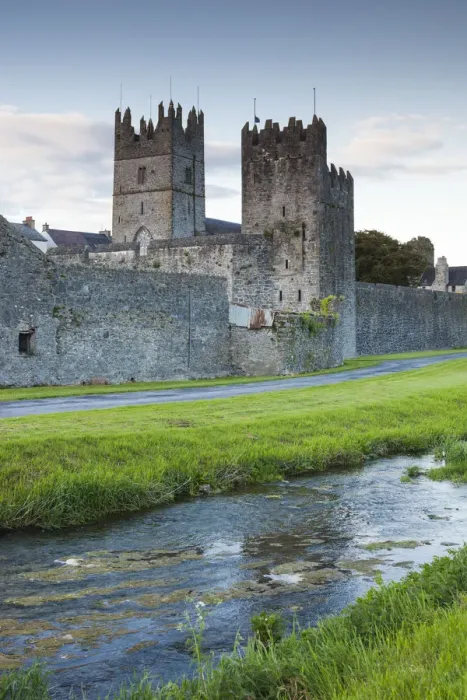 Framed Print : Ireland, County Tipperary, Fethard, town walls, dusk Framed Print : Ireland, County Tipperary, Fethard, town walls, dusk