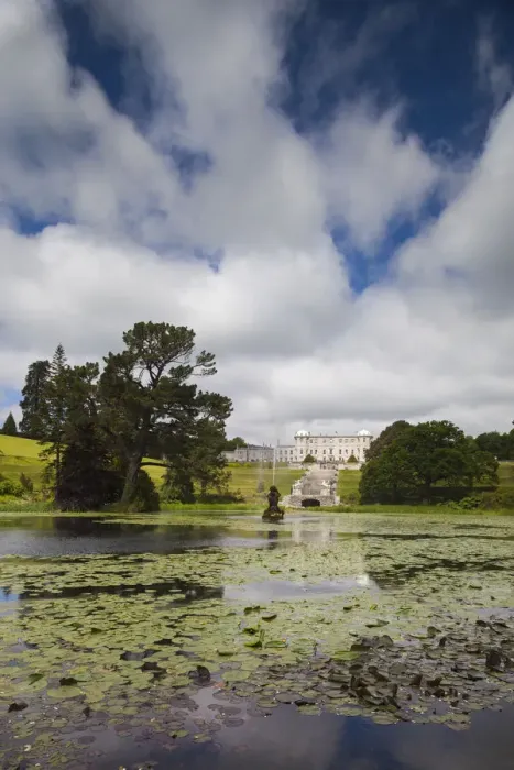 Framed Print : Ireland, County Wicklow, Enniskerry, Powerscourt Estate, Powerscourt House from Triton Framed Print : Ireland, County Wicklow, Enniskerry, Powerscourt Estate, Powerscourt House from Triton