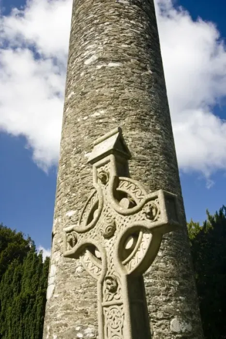 Framed Print : Ireland, County Wicklow, Glendalough, ancient monastic site Framed Print : Ireland, County Wicklow, Glendalough, ancient monastic site