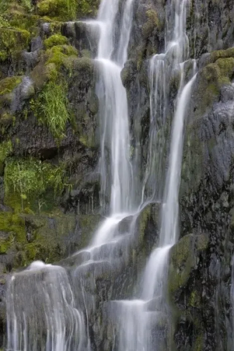 Framed Print : Ireland, Donegal. View of Assarnacally Waterfall