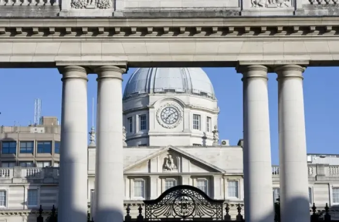 Framed Print : Ireland, Dublin, historic architecture, capitol building