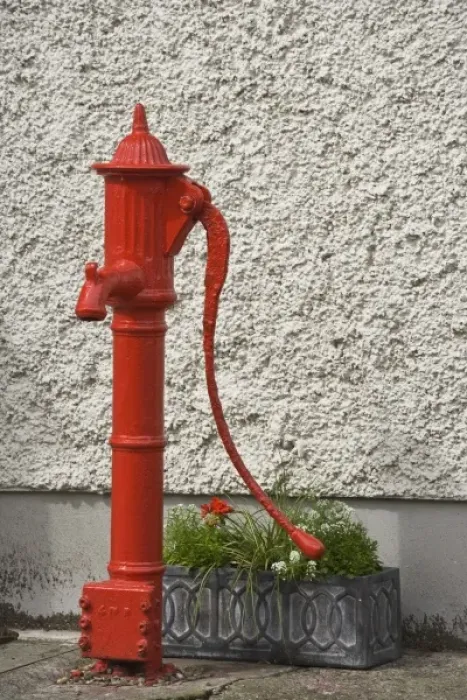 Framed Print : Ireland. Traditional hand-powered water pump Framed Print : Ireland. Traditional hand-powered water pump
