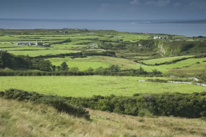 Framed Print : Irish Countryside, Ireland, Farms, Landscape, Scenic Framed Print : Irish Countryside, Ireland, Farms, Landscape, Scenic