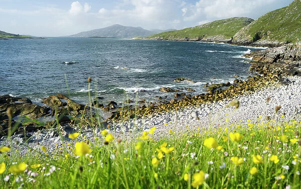 Isle of Harris, part of the island Lewis and Harris in the Outer Hebrides of Scotland
