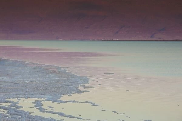 Israel, Dead Sea, Ein Bokek, Dead Sea, dusk
