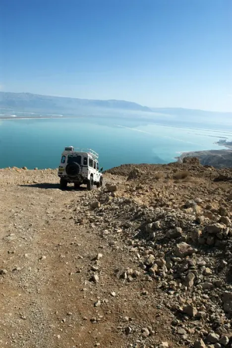Framed Print : Israel, Judean Desert, Dead Sea. Off-road desert tours of Israels Judean Desert