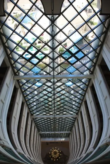 Framed Print : Israel, The Negev, Eilat, atrium of Herods Palace Hotel Framed Print : Israel, The Negev, Eilat, atrium of Herods Palace Hotel
