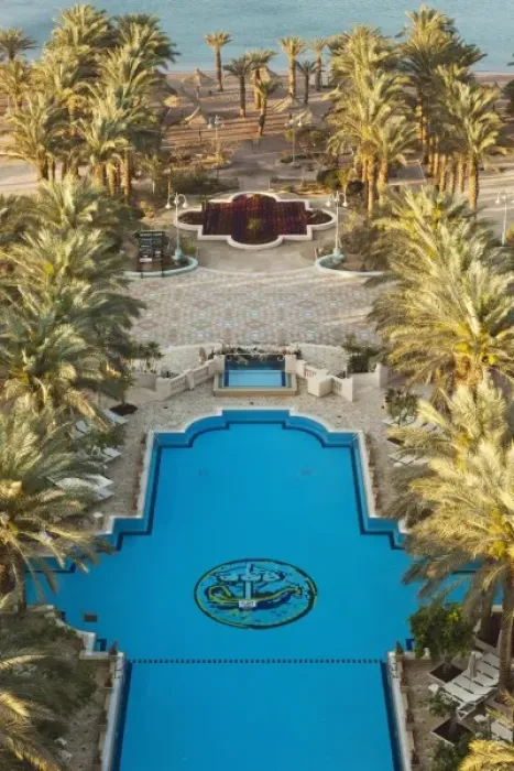 Framed Print : Israel, The Negev, Eilat, elevated view Herods Palace Hotel swimming pool Framed Print : Israel, The Negev, Eilat, elevated view Herods Palace Hotel swimming pool