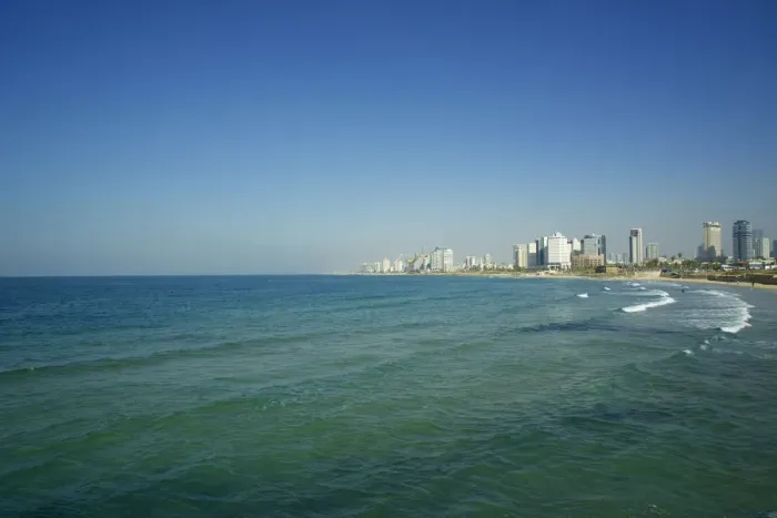 Framed Print : Israel, Tel Aviv: along the coastline, beach