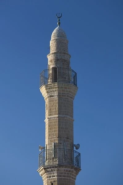 Israel, Tel Aviv, Jaffa, mosque minaret