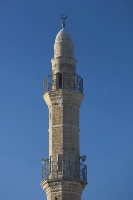 Framed Print : Israel, Tel Aviv, Jaffa, mosque minaret