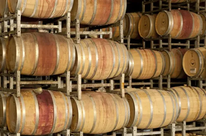 Framed Print : Israel, wooden barrels at Golan Heights Winery a kosher winery in the Golan Heights Framed Print : Israel, wooden barrels at Golan Heights Winery a kosher winery in the Golan Heights